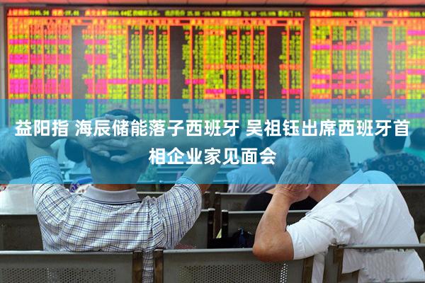 益阳指 海辰储能落子西班牙 吴祖钰出席西班牙首相企业家见面会